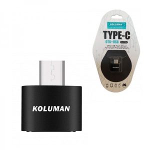 مبدل OTG تایپسی کلومن مدل KOLUMAN K-OT03 USB To Type-c