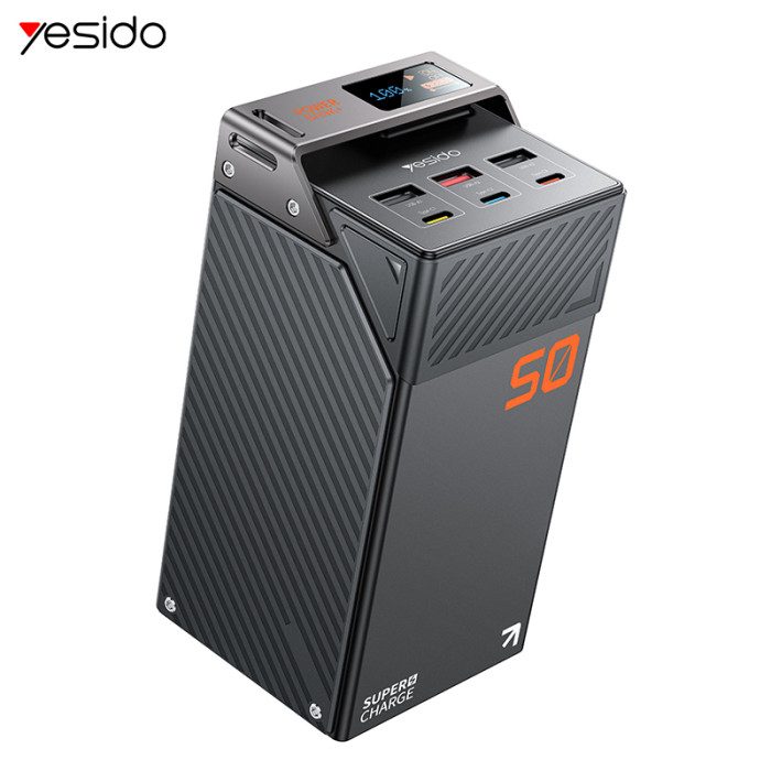پاوربانک کمپینگ یسیدو YESIDO YP63 با ظرفیت 50000 میلی آمپر
