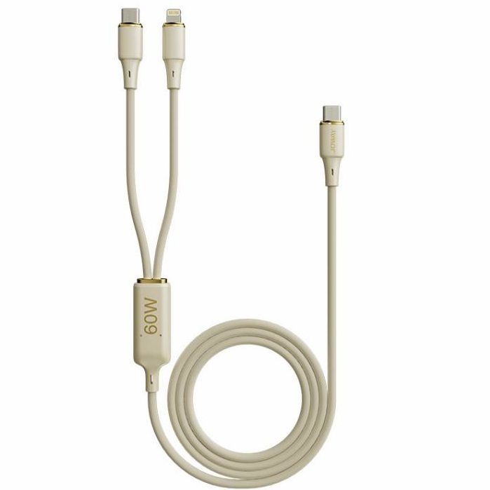 کابل دو سر 60 وات USB-C به USB-C و LIGHTNING جووی JOWAY CC012
