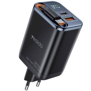 شارژر 67 وات یسیدو  YESIDO YC100 با تکنولوژی GaN