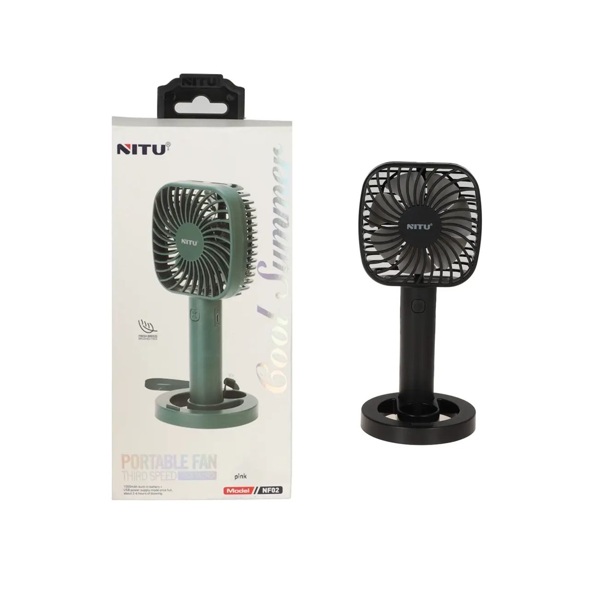 پنکه و فن دستی شارژی نیتو NITU NF02