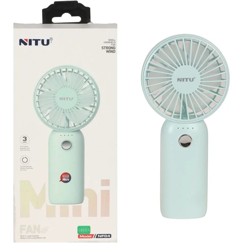 پنکه و فن دستی شارژی نیتو NITU NF04