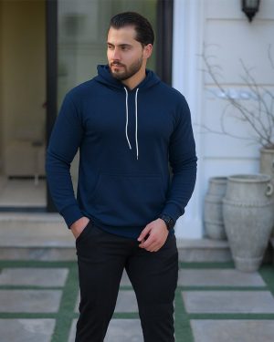هودی مردانه مدل Icon (سورمه ای)