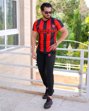 ست تیشرت شلوار مردانه پرسپولیس مدل Forza