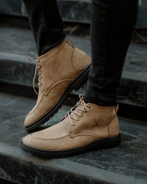 نیم بوت مردانه مدل Petres (زیتونی)