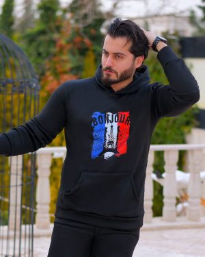 سویشرت مردانه مدل Bonjour کد 6299