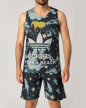 ست تاپ شلوارک مردانه adidas مدل Fornia کد 6368