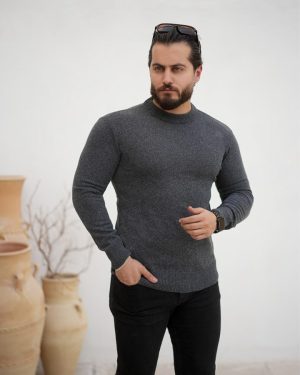 بافت مردانه مدل slaniek (زغالی) کد6416