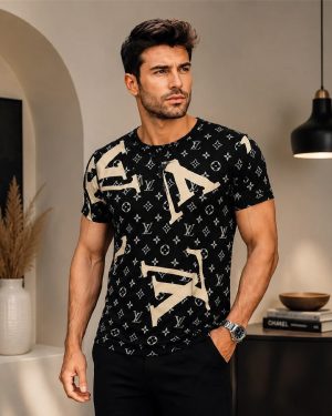 تیشرت مردانه طرح LV کد 6530