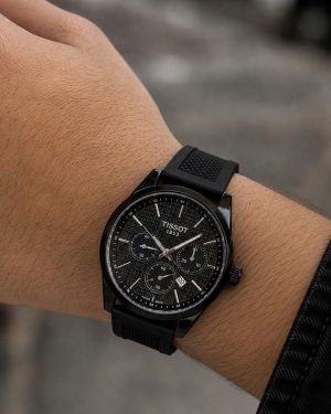 ساعت مردانه مدل Tissot1853 (تمام مشکی)کد6581