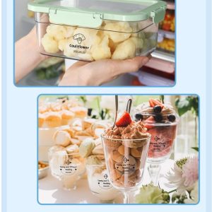 لیبل پرینتر حرارتی سایز 40×40 گرد شیشه ای
