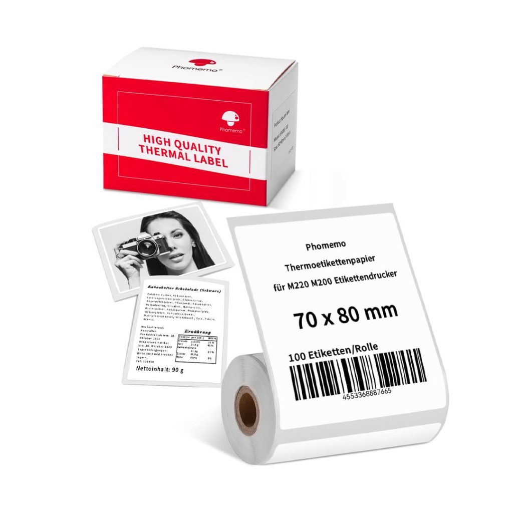 لیبل پرینتر حرارتی سایز 80×70