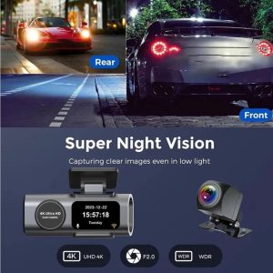 دوربین خودرو DISCOVERY کیفیت ULTRA HD 4K با جی پی اس
