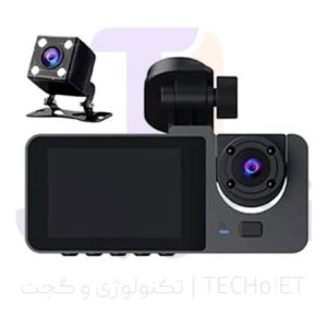 دوربین ثبت وقایع ۳ لنزه بلک باکس مدل A380 با مانیتور و Wifi
