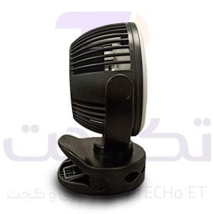 پنکه شارژی رومیزی مدل 882 | فن قابل حمل ۴ حالته با رینگ لایت