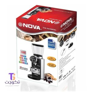 آسیاب قهوه نوا مدل NM-3663HPDG (کالا اصل)