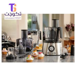 غذاساز فیلیپس مدل HR7778 ظرفیت ۳.۴ لیتر با بدنه استیل (کالا اصل)