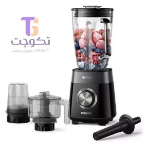مخلوط کن فیلیپس مدل HR3033 ظرفیت ۲ لیتر ۳ کاره با کاسه شیشه (کالا اصل)