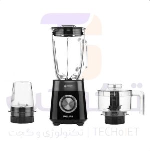 مخلوط کن فیلیپس مدل HR3033 ظرفیت ۲ لیتر ۳ کاره با کاسه شیشه (کالا اصل)