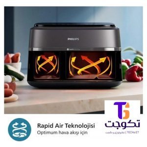 سرخ کن بدون روغن فیلیپس NA350 ظرفیت 9 لیتری (کالا اصل)