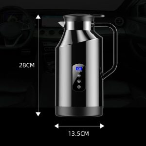 فلاسک برقی هوشمند 1.2 لیتری | کتری مسافرتی 12V/24V و خانگی 220V