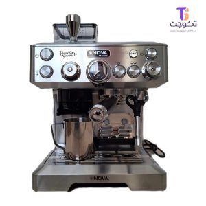 اسپرسو ساز نوا مدل NCM-165EXPGR ظرفیت ۲.۷ لیتر با فیلتر استیل (کالا اصل)