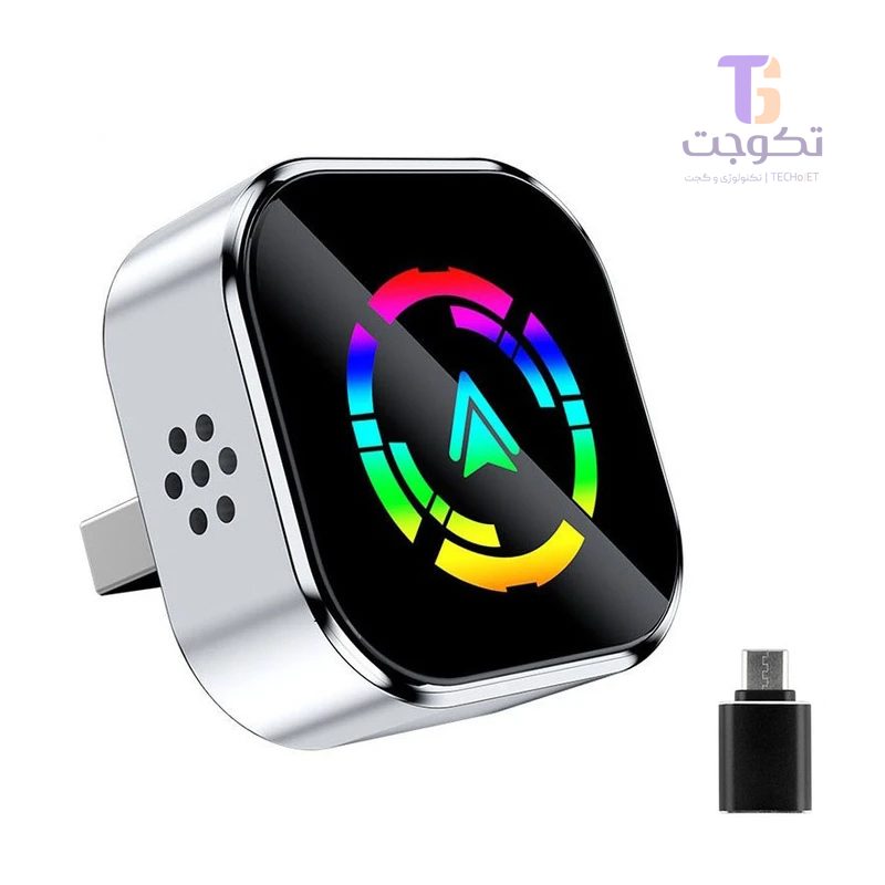 کارپلی و اندروید اتو 4کاره مدل Wireless CarPlay/Android Auto Q1A