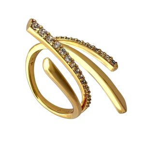 انگشتر زنانه ژوپینگ مدل مینیمال کد R4941