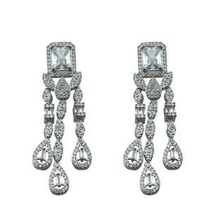 گوشواره زنانه مدل جواهری کد E5909