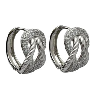 گوشواره زنانه ژوپینگ مدل جواهری کد E5943