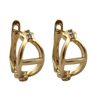 گوشواره زنانه ژوپینگ مدل دایره کد E5952