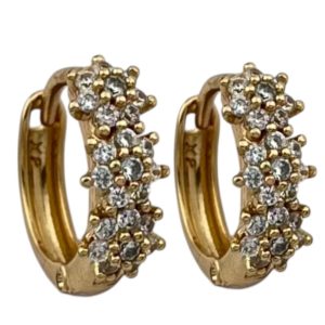 گوشواره زنانه ژوپینگ مدل جواهری کد E5996