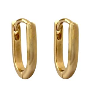 گوشواره زنانه ژوپینگ مدل حلقه کلیپسی کد E6095