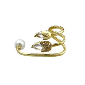 گوشواره زنانه ایرکاف مدل مروارید کد E6144