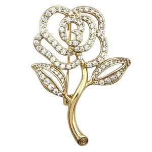 گل سینه زنانه ژوپینگ مدل پروانه کد G4170