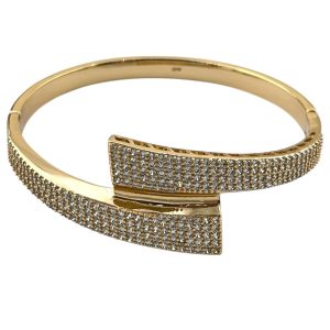 دستبند زنانه ژوپینگ بنگل مدل جواهری کد B5408