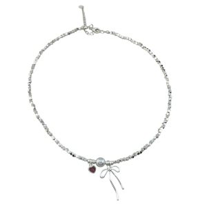 گردنبند زنانه مدل پاپیون کد N5191