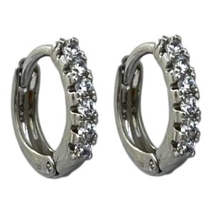 گوشواره زنانه ژوپینگ مدل گل جواهری کد E6308
