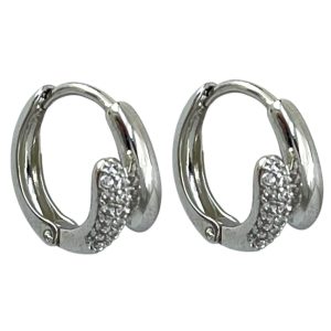 گوشواره زنانه ژوپینگ مدل جواهری کد E6294