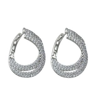 گوشواره زنانه ژوپینگ مدل جواهری کد E6278