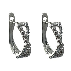 گوشواره زنانه ژوپینگ مدل توپی کد E6275