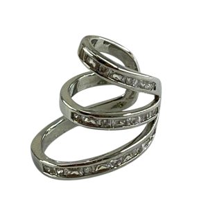 گوشواره ایرکاف زنانه مدل جواهری کد E6338
