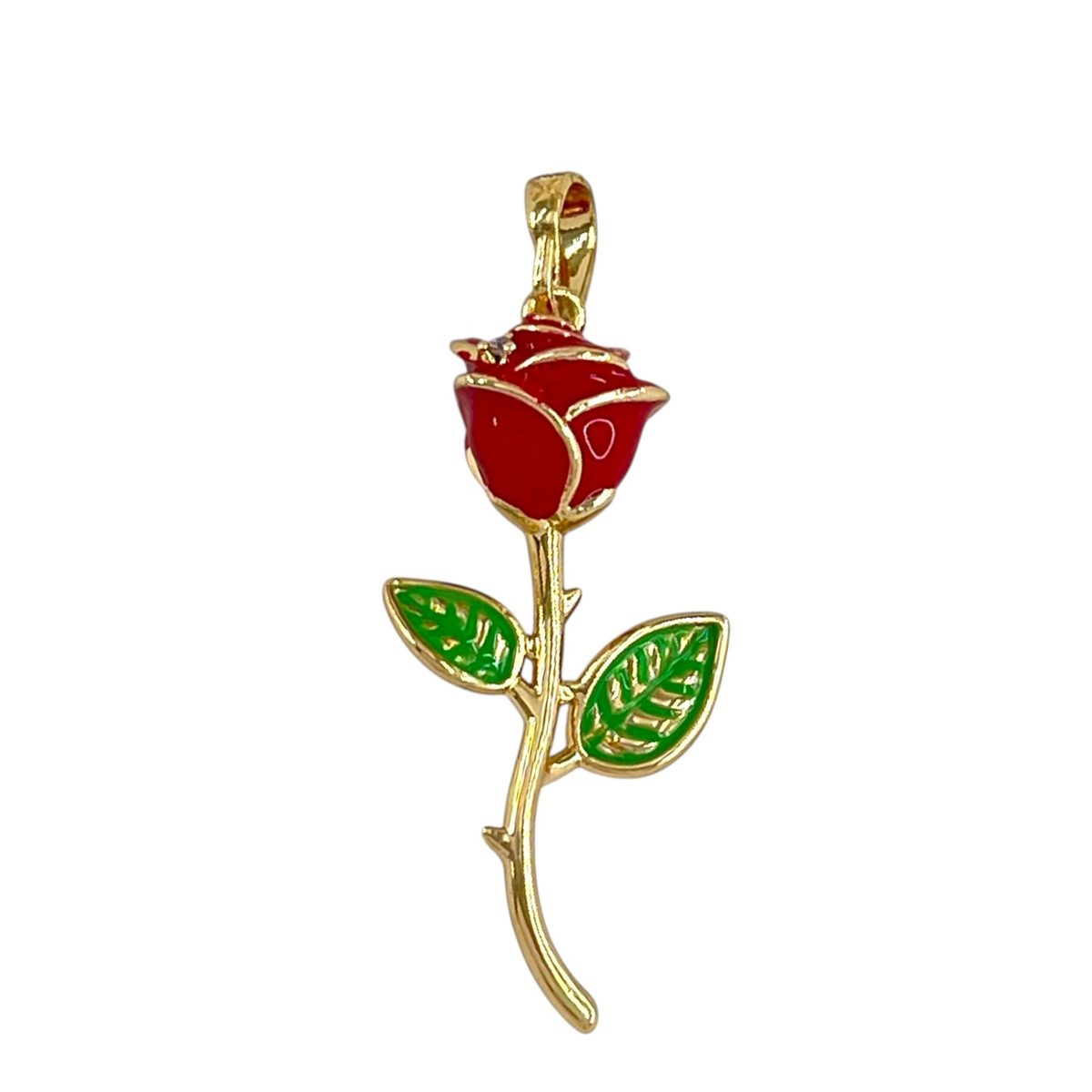 گردنبند زنانه ژوپینگ پلاک مدل گل کد N5209