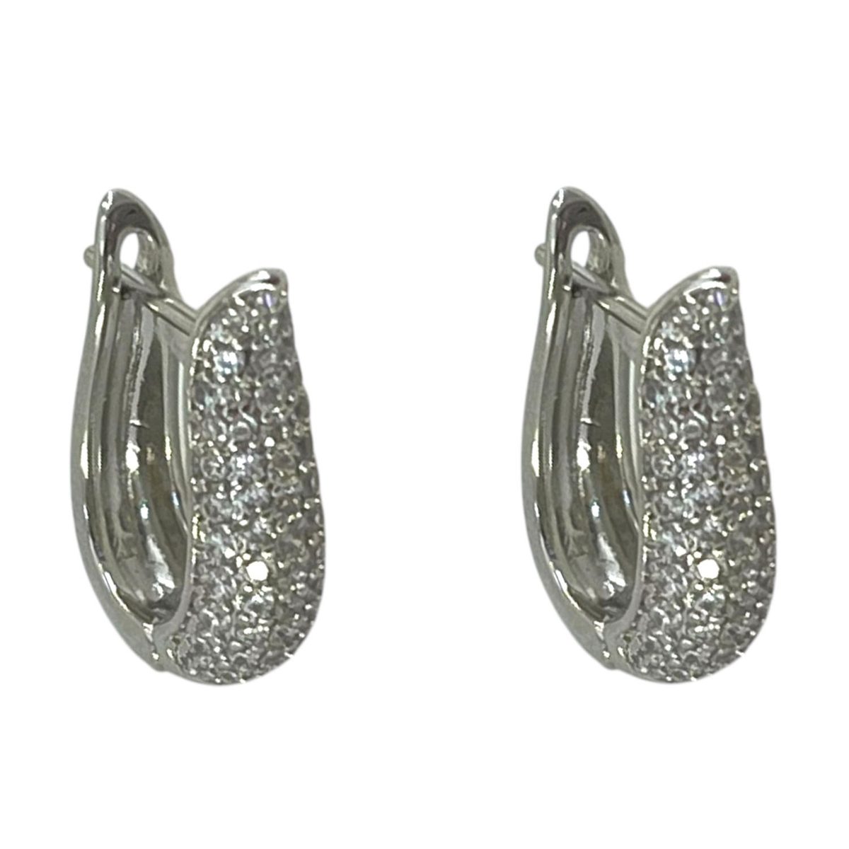 گوشواره زنانه ژوپینگ مدل جواهری کد E6470