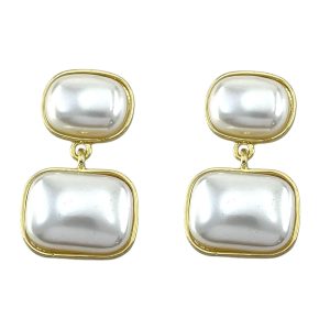 گوشواره زنانه مدل مروارید کد E6461