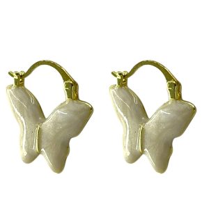 گوشواره زنانه میناکاری مدل پروانه کد E6410