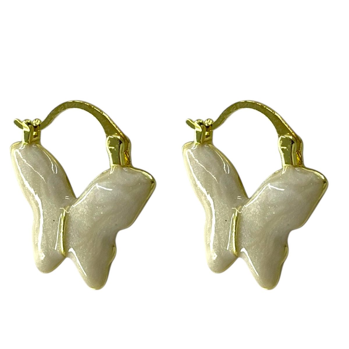 گوشواره زنانه میناکاری مدل پروانه کد E6410