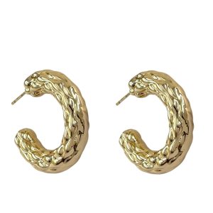 گوشواره زنانه ژوپینگ مدل حلقه ای کد E6505