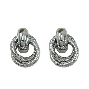 گوشواره زنانه مدل دایره کد E6490