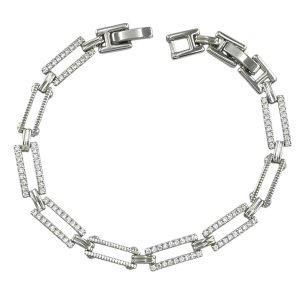 دستبند زنانه ژوپینگ مدل مستطیل کد B5534